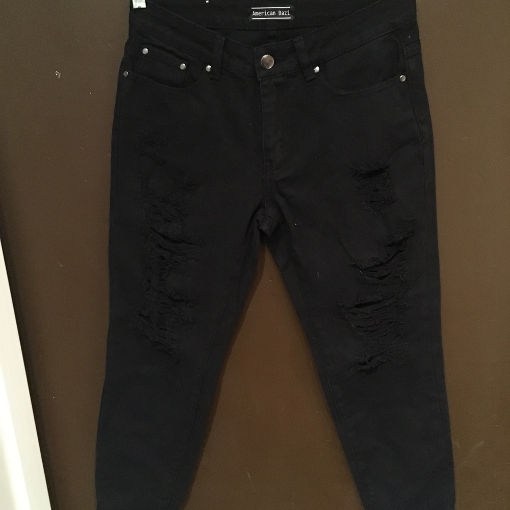 Ripped Black Jeans